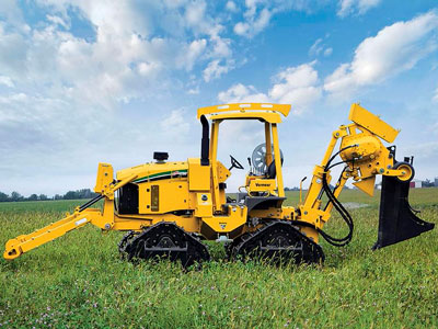 Vibratory plowing